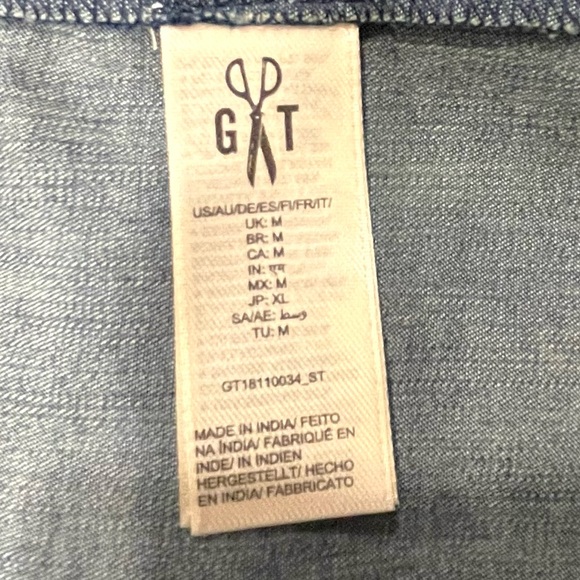 New Goodthreads Denim Button Down Long-Sleeve Shirt - Picture 10 of 10